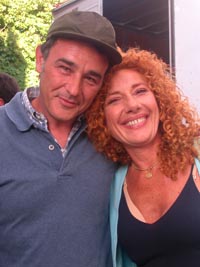 Io e Cinzia Leoni